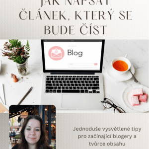 První stránka e-booku Jak napsat článek, který se bude číst